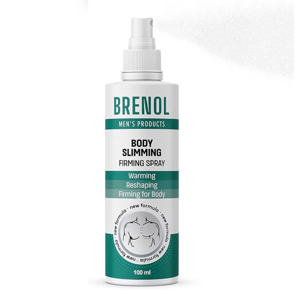 NEW Brenol Body Firming Spray Gynecomastia Natural Formula 100ml Tightening